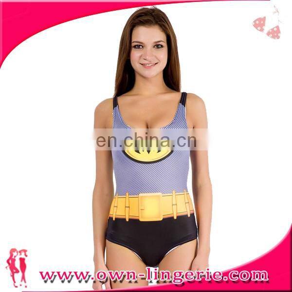 Women Sexy supergirl one-piece swimming suit