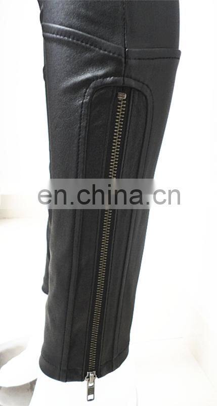 wholesale stretch leather leggings stretch pants genuine leather pants for women