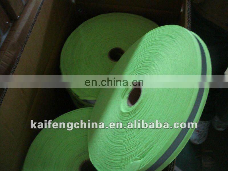Classical nylon warning reflective tape for reflective waved webbing K-11