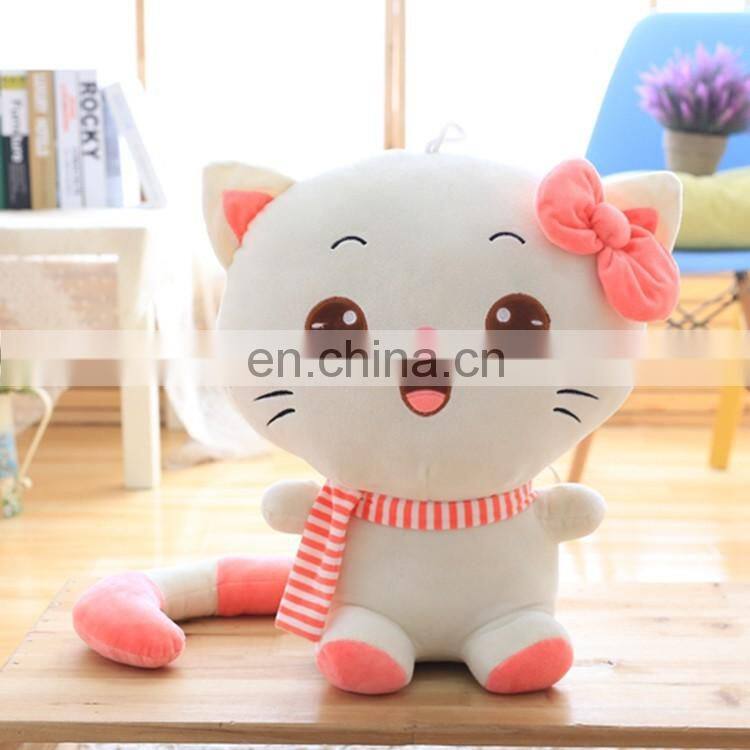 High quality customized design cute lifelike cat plush toy