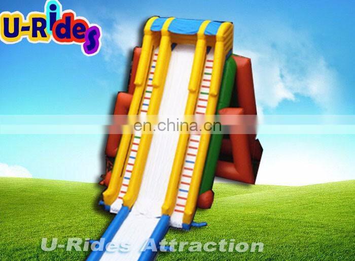 40m inflatable dry slide for water park