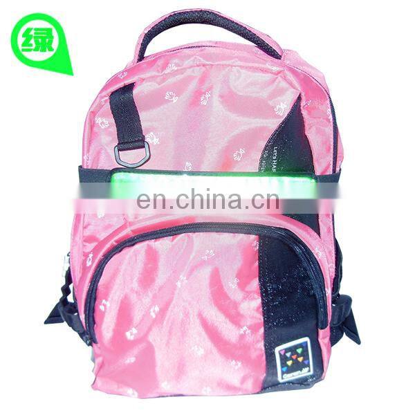 Best selling light up backpack straps decorative belts bag decorative belts bag