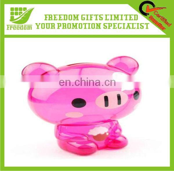 Cheap Good Quality Promotional Plastic Coin Bank