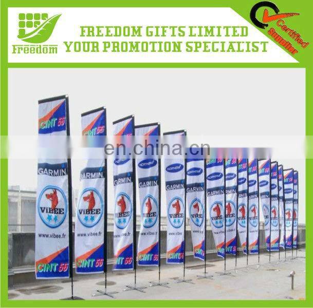 Feather Shaped Promotional Display Flag