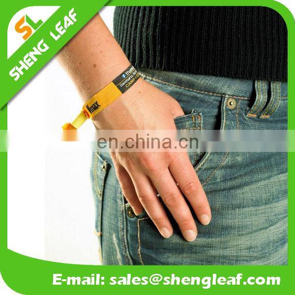 Event wristband polyester fabric wristband