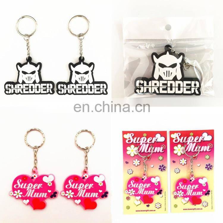 OEM manufacturer wholesale silicon keychain / pvc keychain