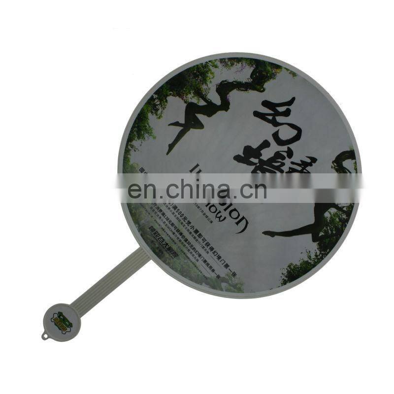 nice quality logo design customising printed hand held fans