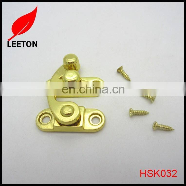 Factory supply shing gold metal jewelry box lock