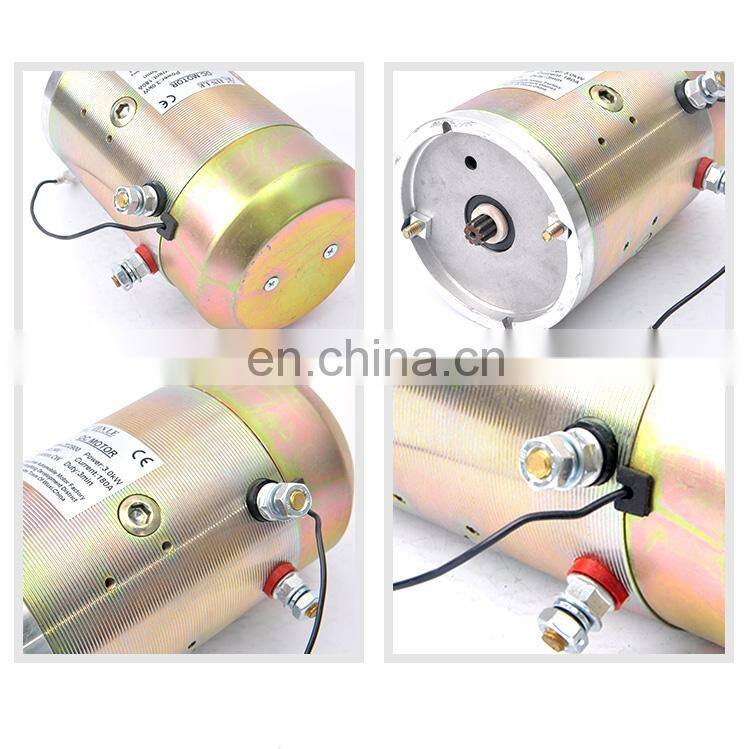 Jinle factory 24V 2.2KW DC Motor For Muck truck