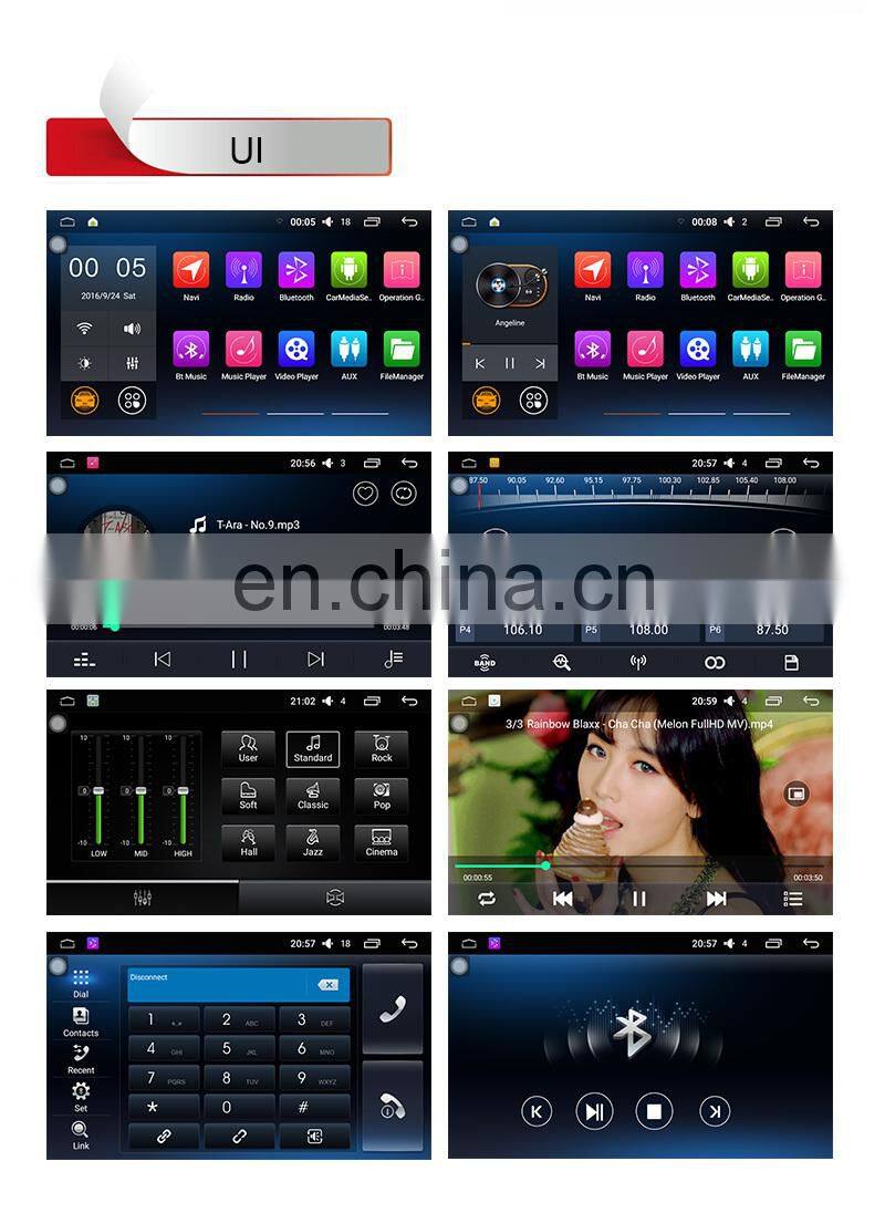 8 inch special capacitive touch screen car Radio palyer GPS Navigation