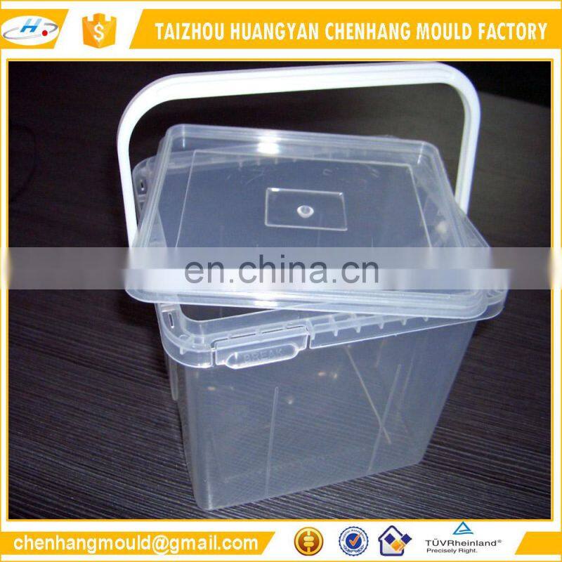 Customized Plastic injection Bucket Mould 2l paint bucket mold