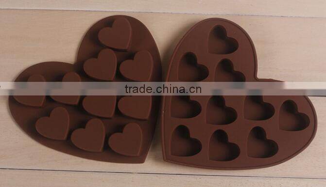 Silicone chocolate ice cube ice mould love shape
