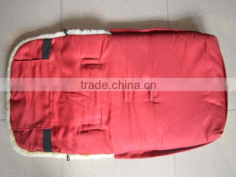 100% Australia Merino Sheepskin Fur Sleeping Bag for Baby Trolley