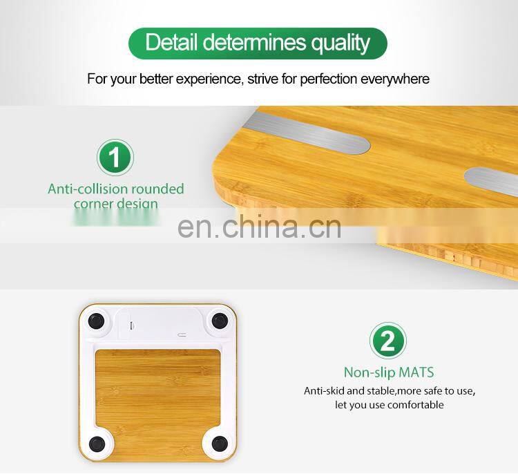 Factory Digital Bathroom Weighing Scale Body Fat Scale Electric BMI Weight Scale