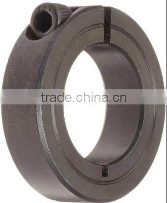 China famous factory one piece clamp collar with good quality black oxide stainless steel
