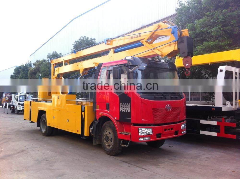 24m China hydraulic beam lifter truck