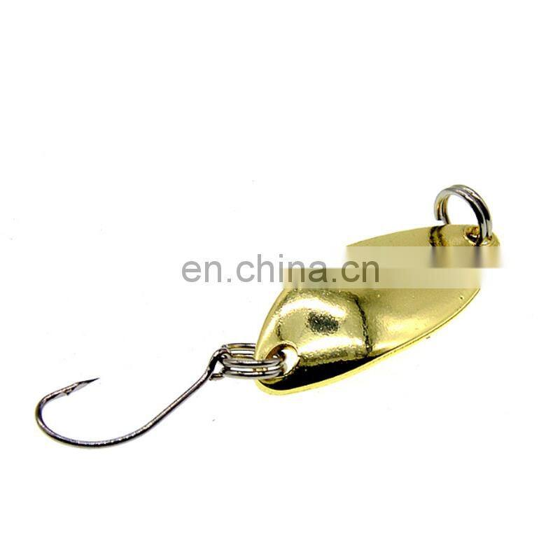 Amazon Hot Sale 2.5g FISHING LURE BLANKS Metal Fishing Spoon Freshwater Fish Lure
