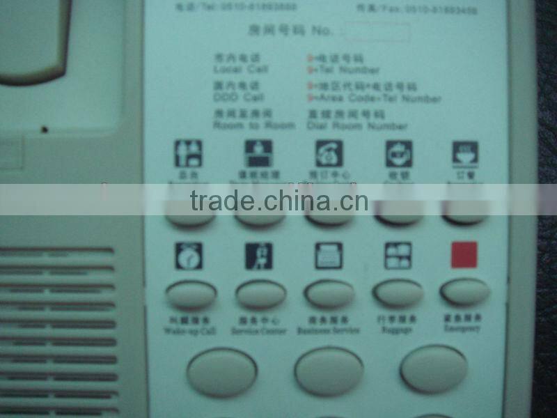 Hotel room telephone OEM basic telephone hotel phone