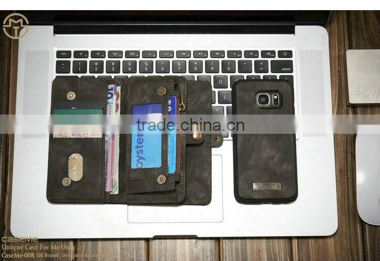 for Samsung s7 case leather stand flip phone case with 2 business card holder photo bag leather case for Samsung s7