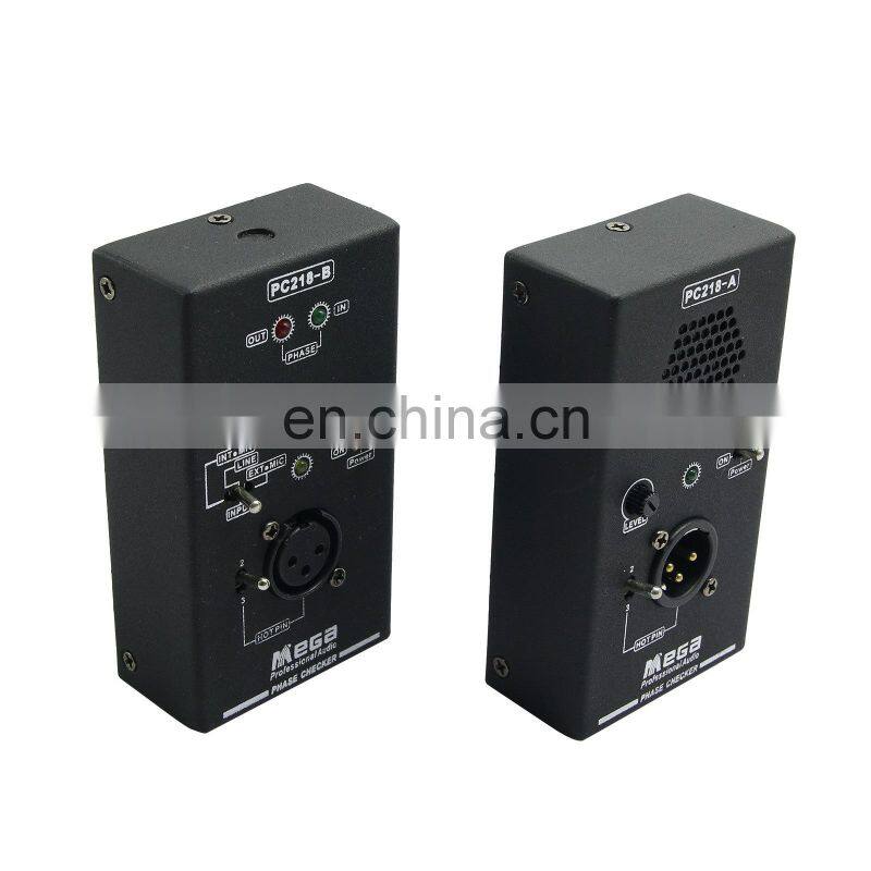 PC218 Phase Checker Polarity Tester Audio for Speaker or Microphone Sound Testing