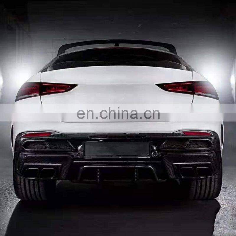 Runde For Mercedes 19-21 GLE C167 W167 GLE 43 53 Coupe LARTE Design Carbon Fiber Body Kits Front Lip Rear Diffuser Spoiler