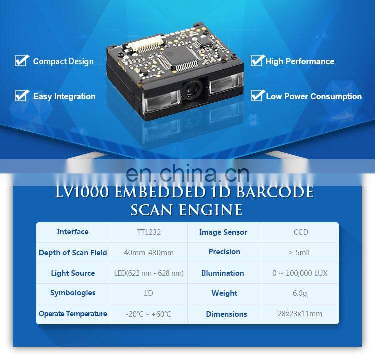 portable oem raspberry pi reader module mini barcode scan engine