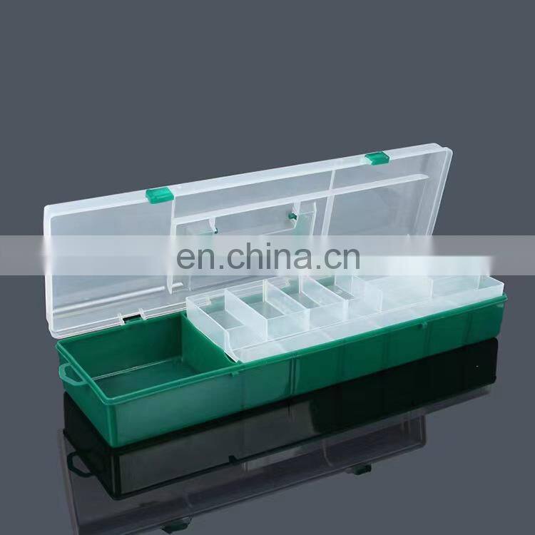 wholesale waterproof professional lure bait double-sided storage fishing gear box fishing supplies accessories fishing tool box