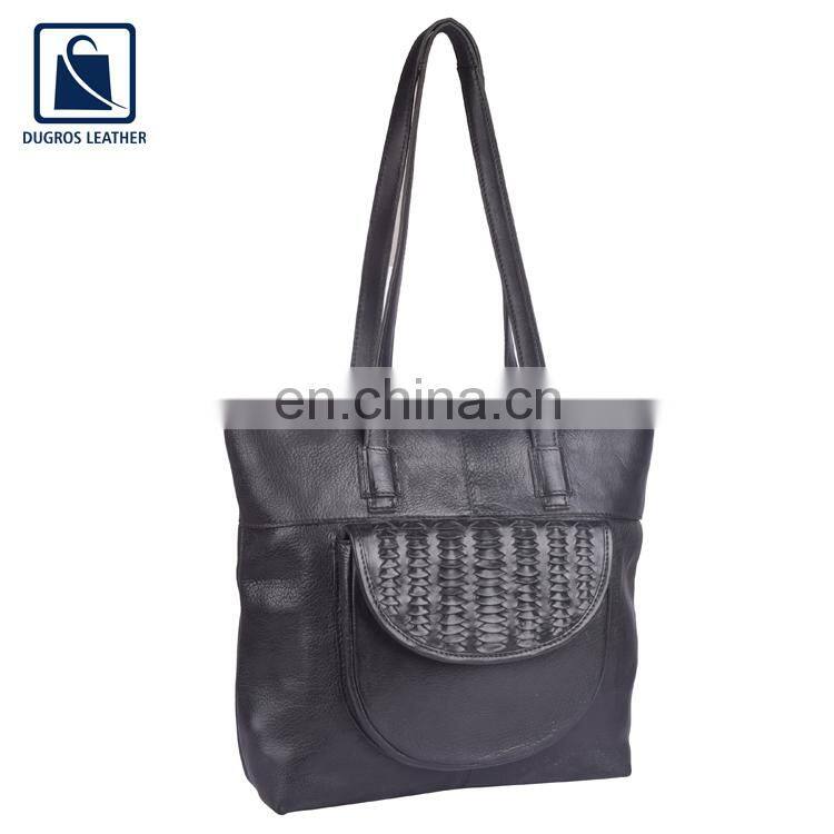 Unique Design Stylish Fashion Premium Look Luxury Genuine Leather Handbag for Women from Indian Manufacturer