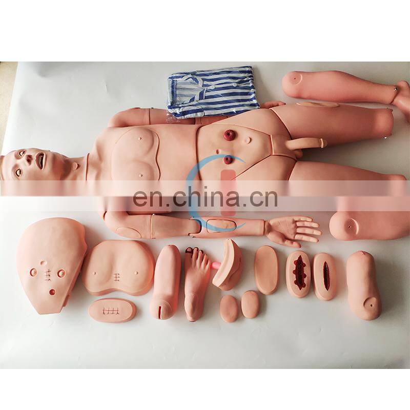 HC-S103 Advanced full-featured nursing training simulator/care model/mannequin/nursing manikin (male)