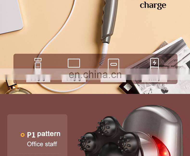 L11C High quality multifunction wireless charing massage hammer rechargeable massage stick