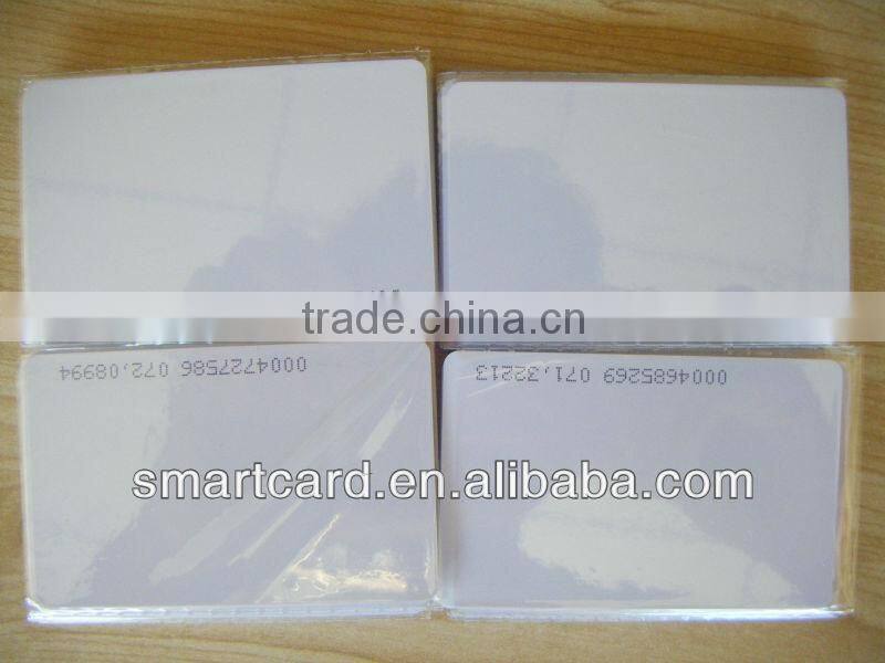 Blank plastic TK4100 Card