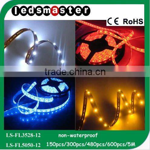 PE Cannula / Waterproof 150 pcs 5050 SMD flexible LED strip