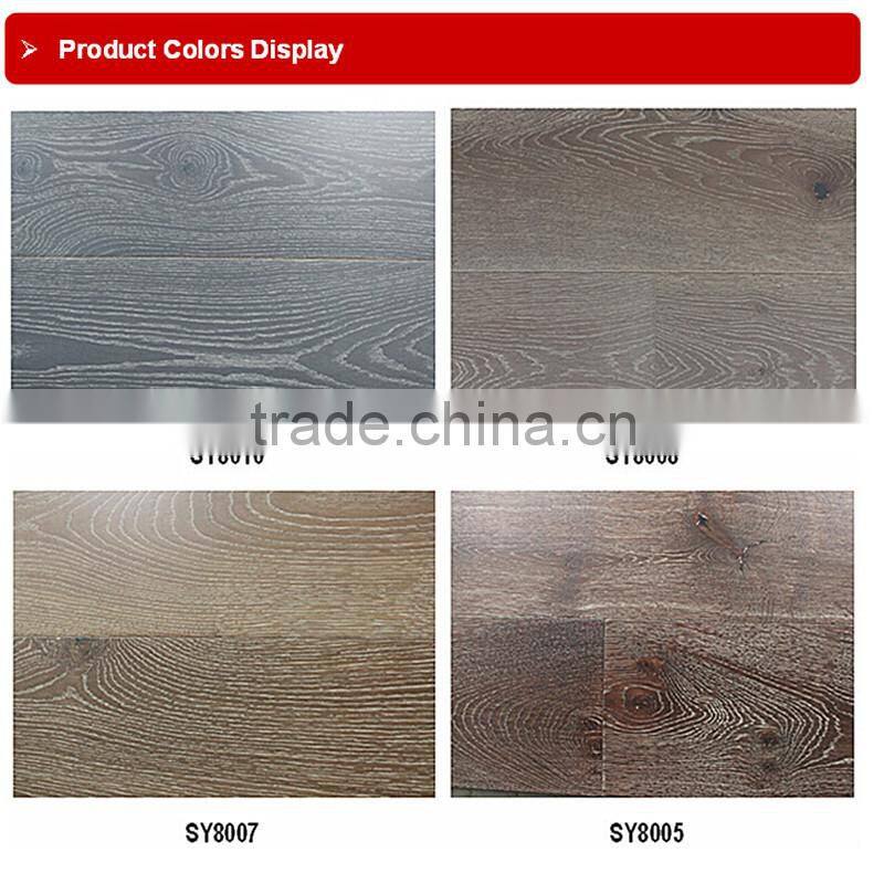 Factory Offer Matt Gloss Engineered Dark Oak Wood Flooring