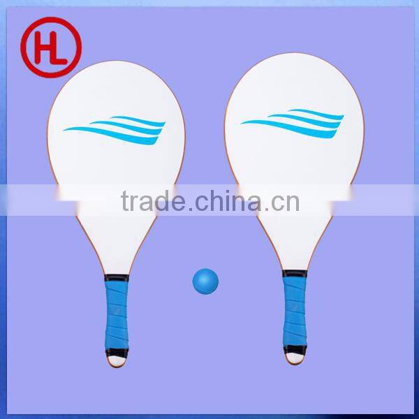 nautika 2015 new arrival Hot sale promotion gift wooden beach tennis racket/beach paddle with holes with beach ball wholesale