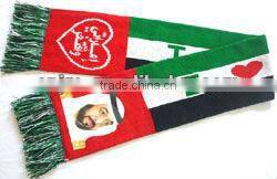 Selling world cup football match scarf sports team scarf popular fashion scarf