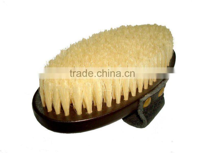 wooden and pure boar bristle mens hair brush
