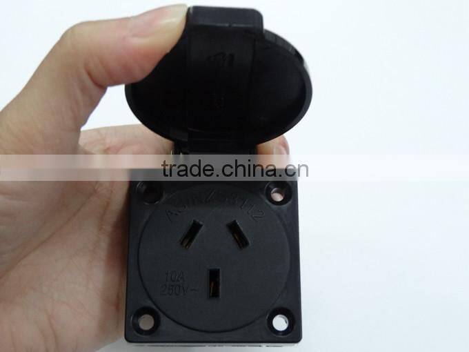 Professional Nylon Australia waterproof socket/New-zealand waterproof socket outlet/Argentina waterproof socket