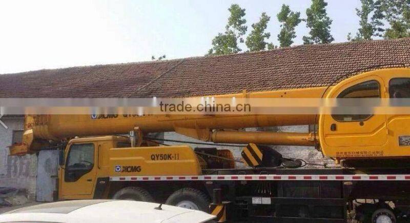 used good condition truck crane xcmg QY50k
