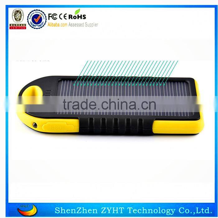 2016 fast charging power bank 4000mah/8000mah/10000mah solar power bank