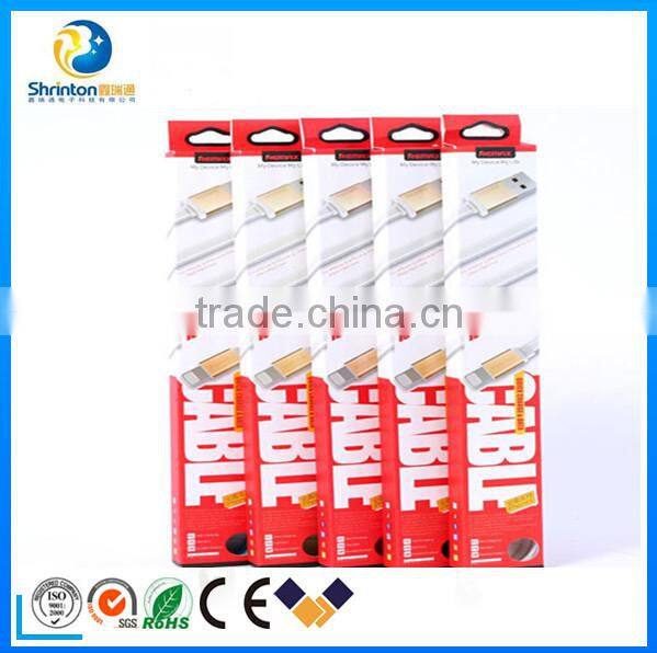 Colorful remax USB cable charging & data transfer usb data cable