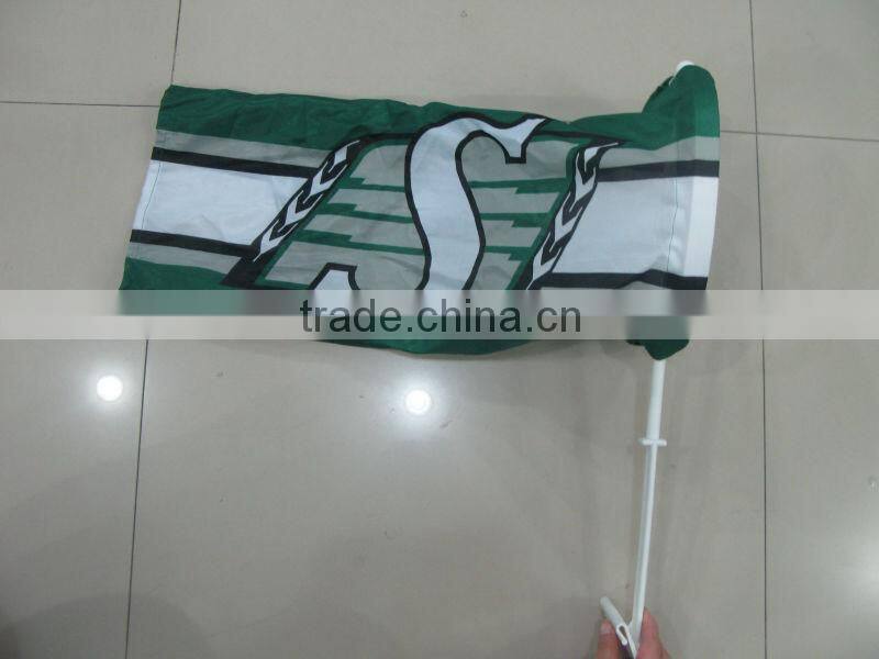 Hot product 2014 logo design printing polyester car window socks