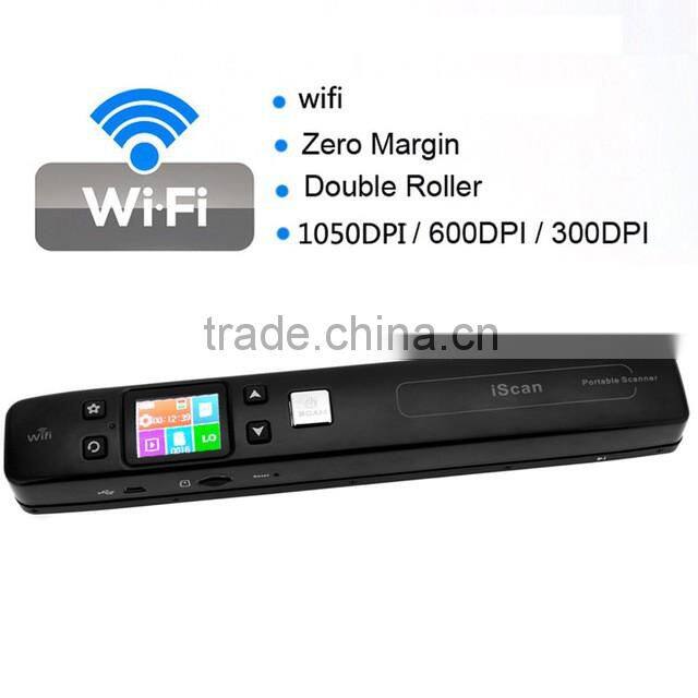 1050DPI A4 WIFI Portable Handy Document Book Scanner Iscan Wifi Handy Scanner