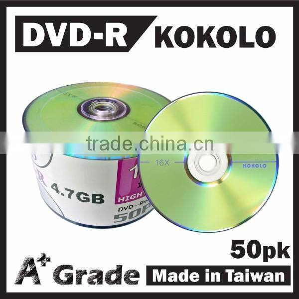 A+ Taiwan wholesale blank cd dvd for video music
