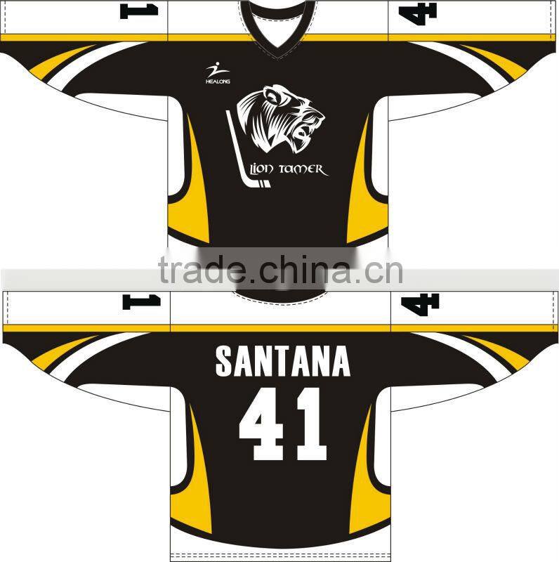 Sublimation Ice Hockey Uniform Professional Ice Hockey Jerseys For Team Custom Made Ice Hockey Jersey