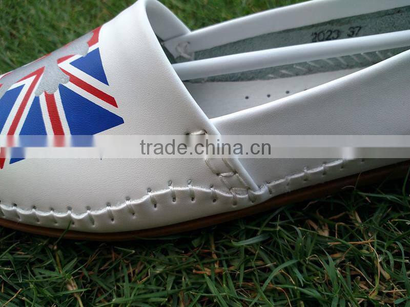 in factory supply fashion women's shoes non slip flat shoes england london wind sexy ladies shoes wholesale OEM processing