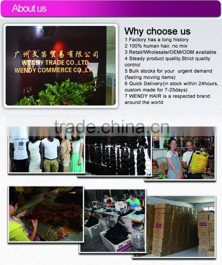 virgin Brazilian hair half wig 100% human hair body wave