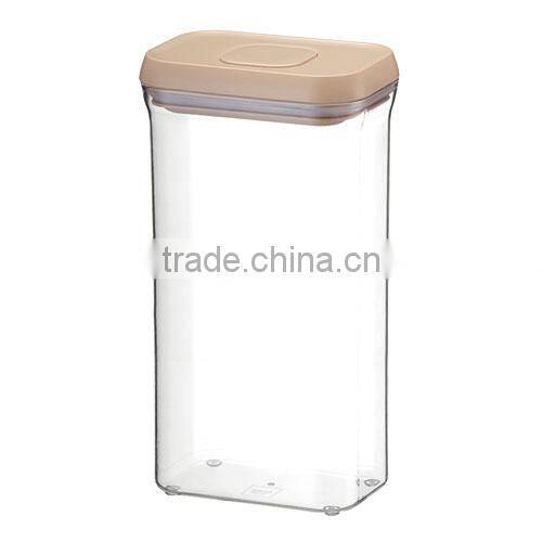 Acrylic Plastic Jar PS Sealed Cans, high quality PS candy storage canister/plastic can/candy seal box