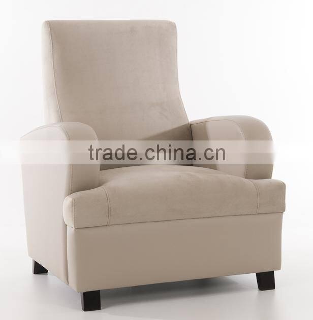 White fabric massage armchair shape hotel chair XYD438