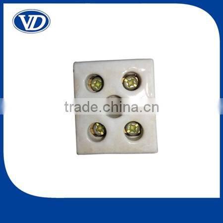 25A 2 way 5 holes porcelain terminal blocks VD2525