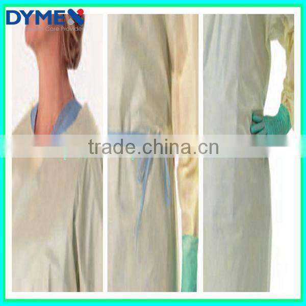 AAMI Level 3 Thumb up Latex Free Anti Fluid Impervious Gown with Open Back
